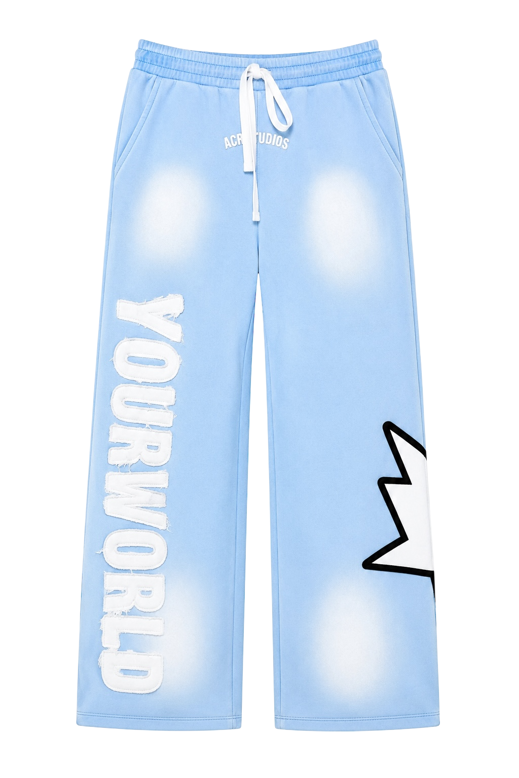 "UR WRLD" Sweatpants BLUE