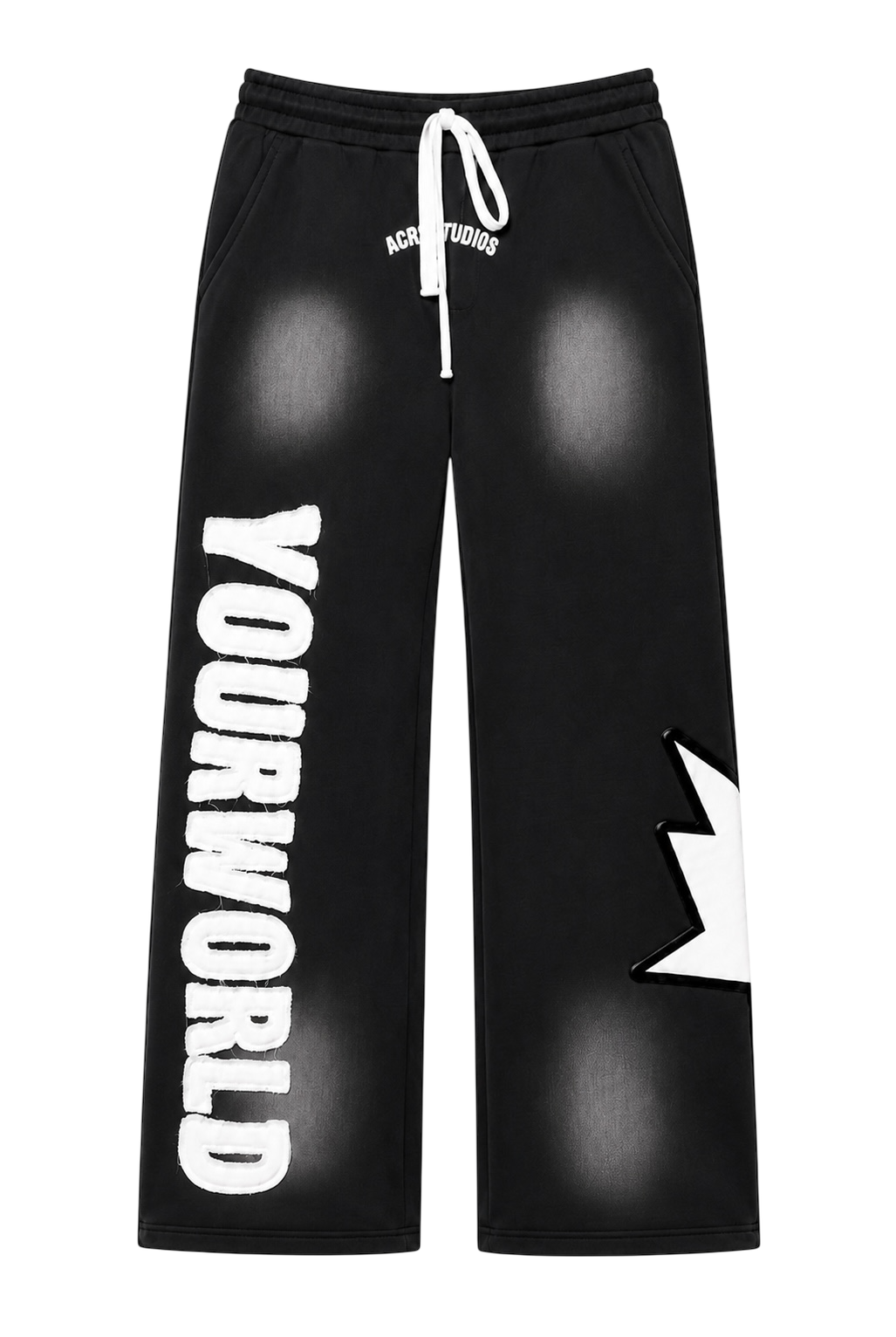 "UR WRLD" Sweatpants BLACK
