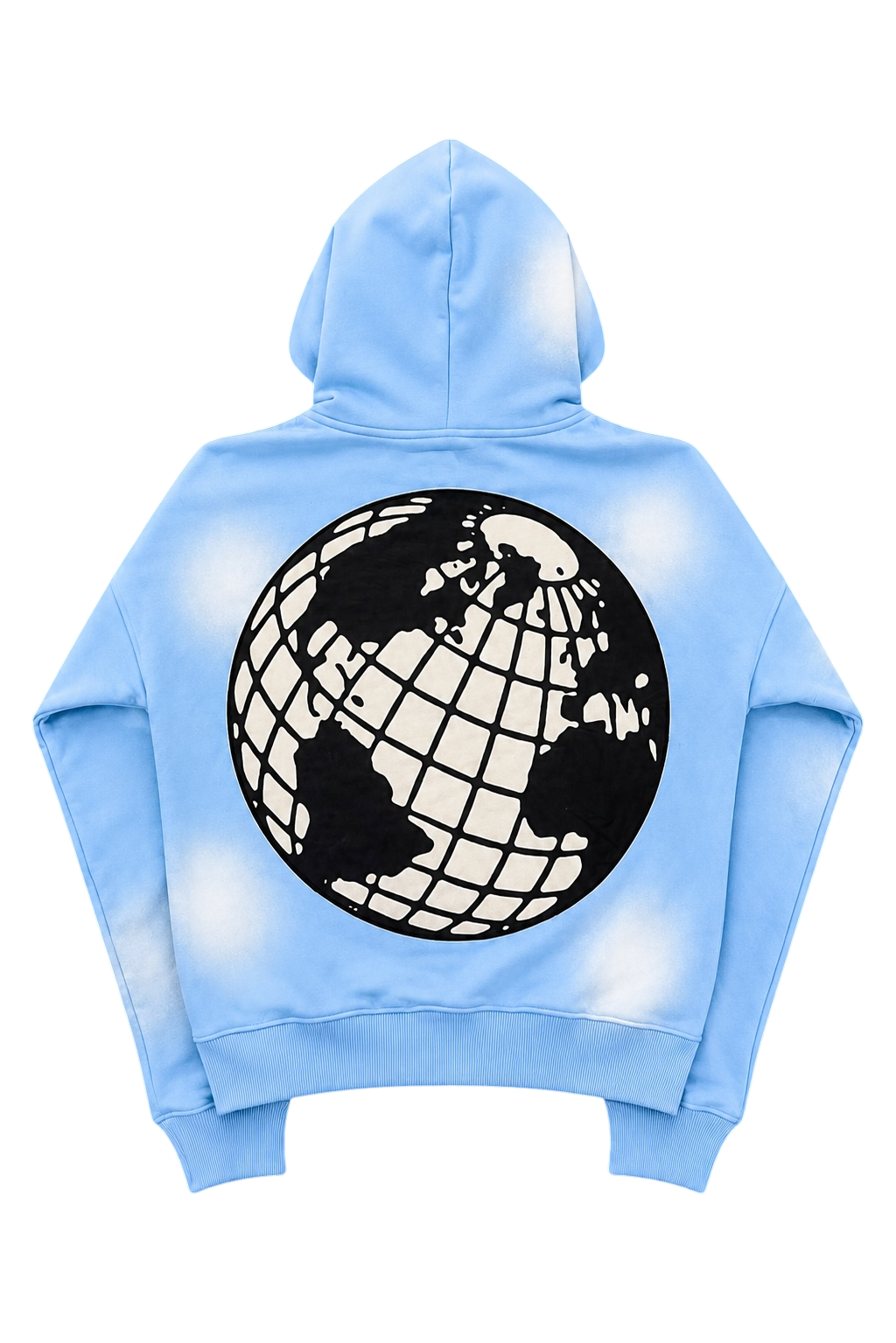 "UR WRLD" Zip-Up BLUE